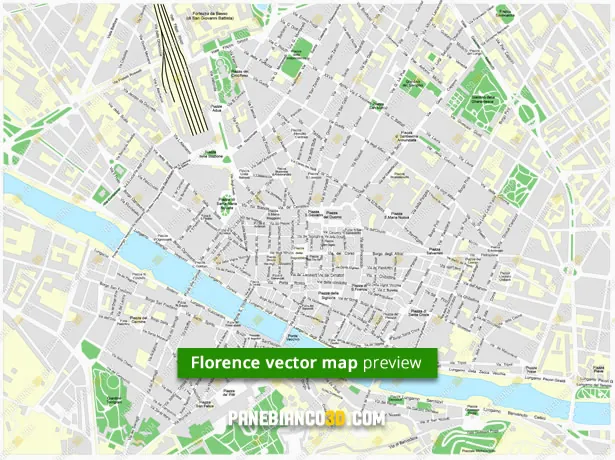 Florence Map hires preview