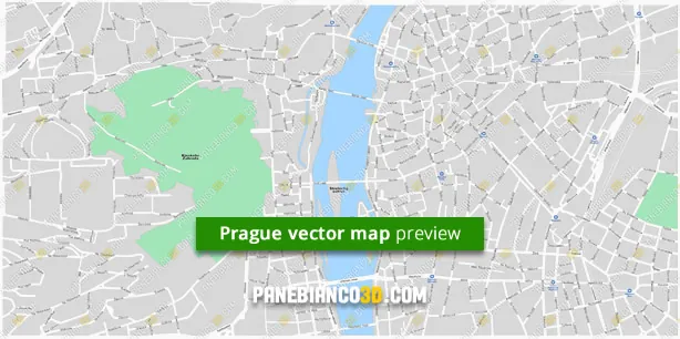 Prague Map hires preview